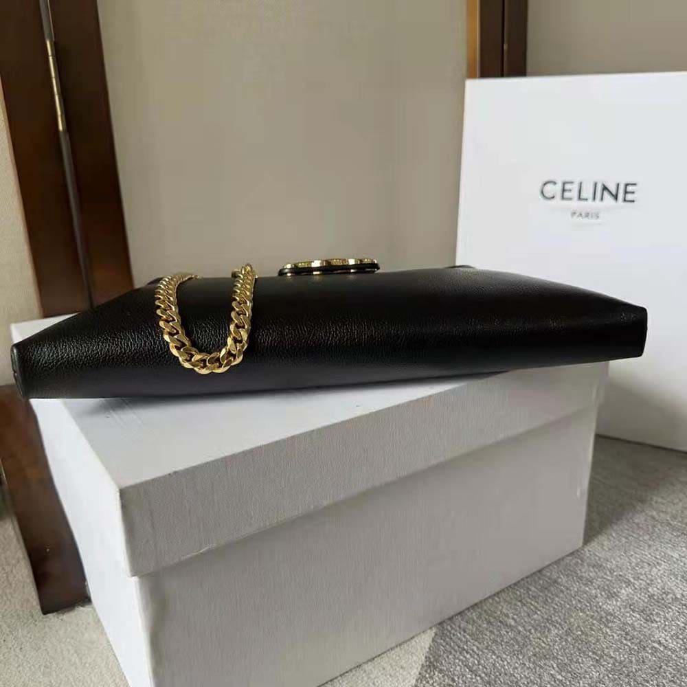 TÚI Celine Women Medium Wiltern Bag in Smooth Calfskin-Black