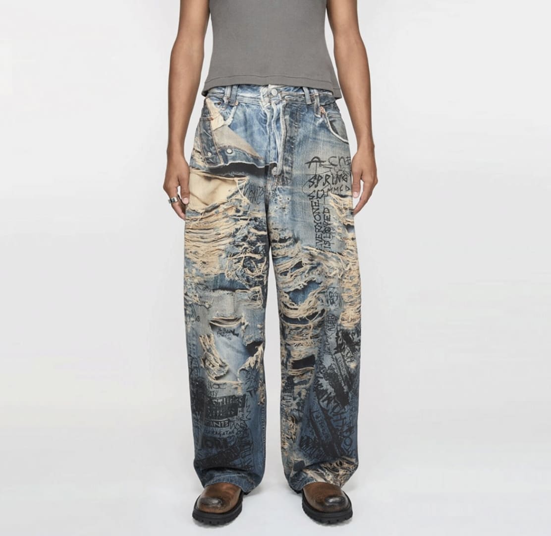 QUẦN ACNE STUDIOS GRAFFITI TOP QUALITY AAA UNISEX