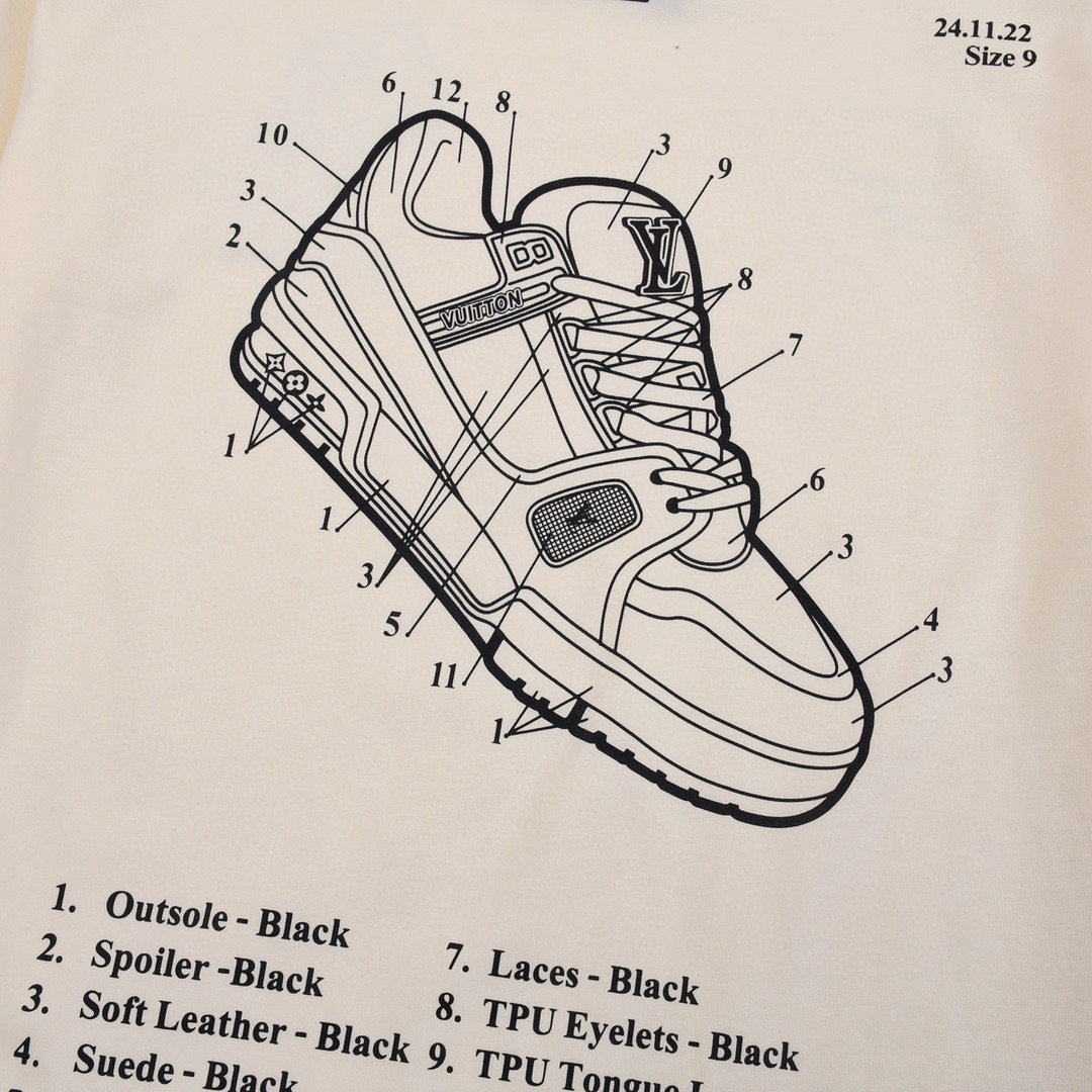 ÁO LOUIS VUITTON print cotton jersey T-shirt