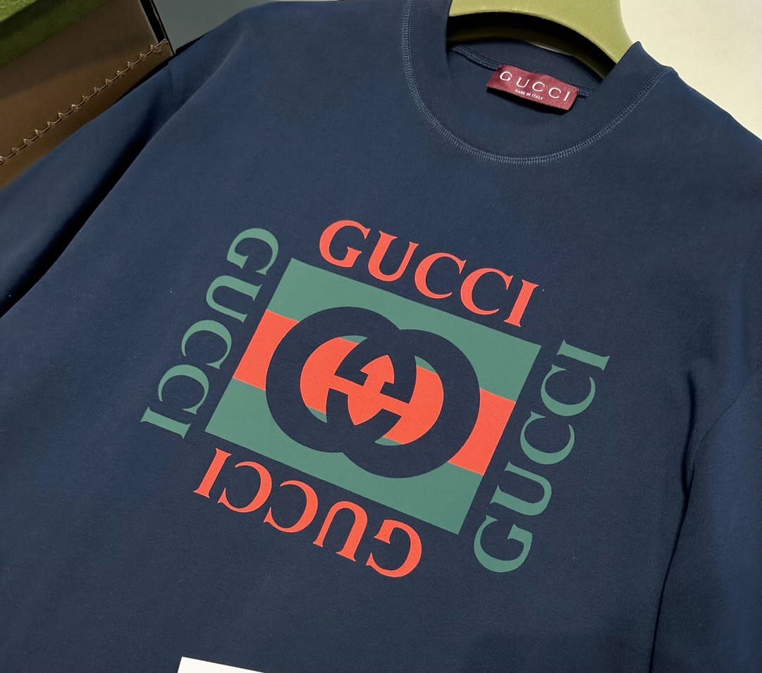 ÁO GUCCI GG T SHIRT MÀU ĐEN UNISEX