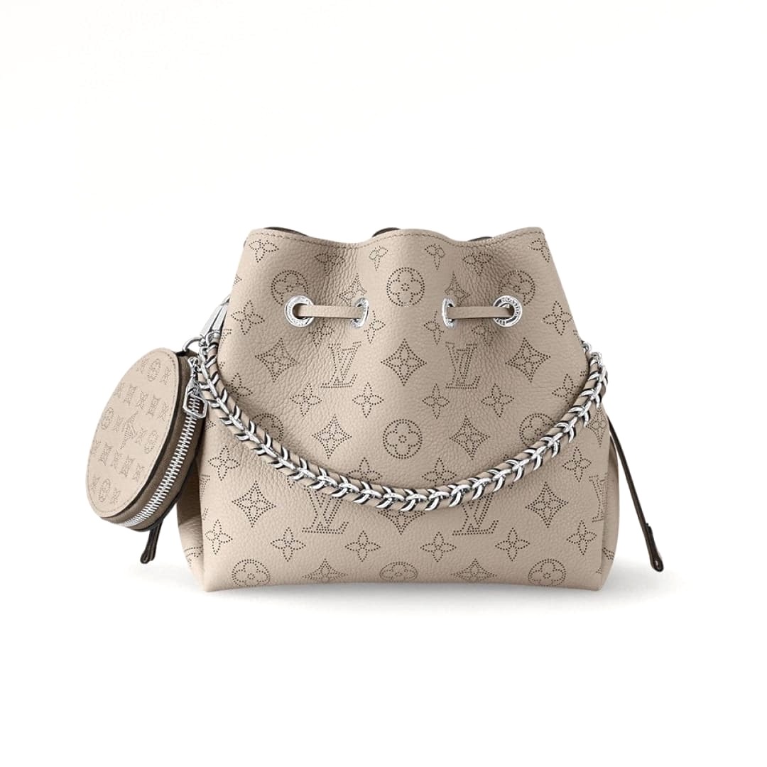 TÚI LOUIS VUITTON BUCKET BAG TOP QUALITY MÀU XÁM DA VOI
