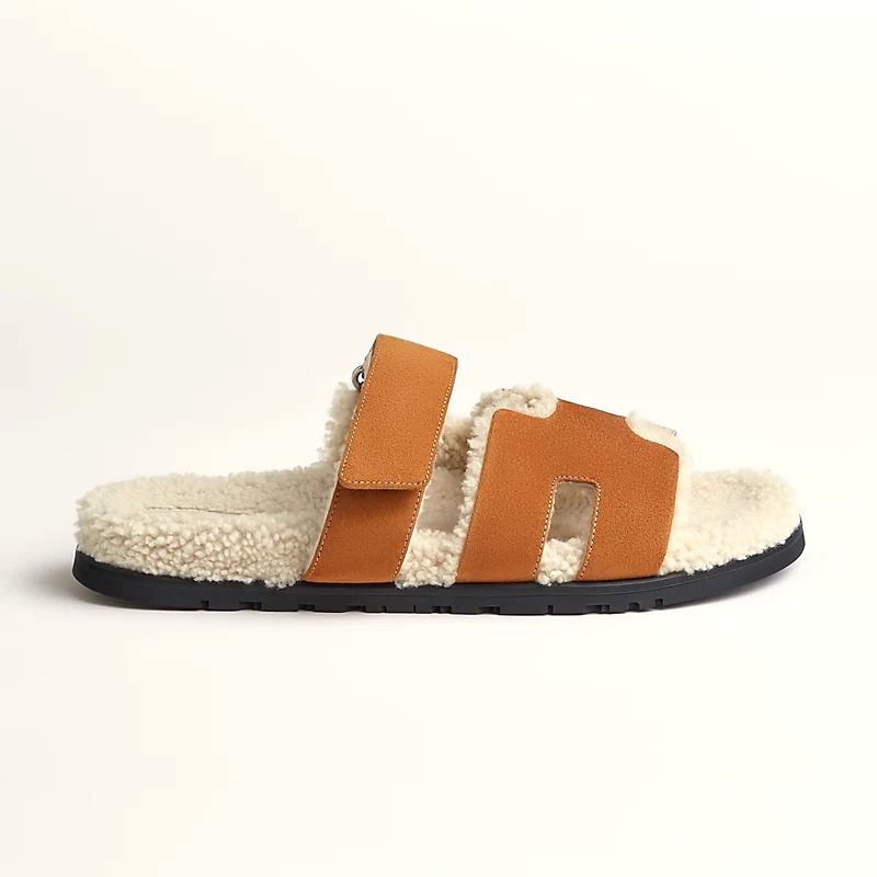 DÉP HERMES Chypre sandal Beige Kraft Écru