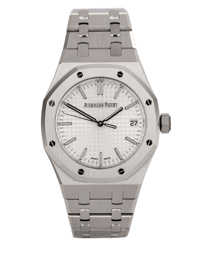 Đồng hồ Audemars Piguet Royal Oak mặt số màu trắng