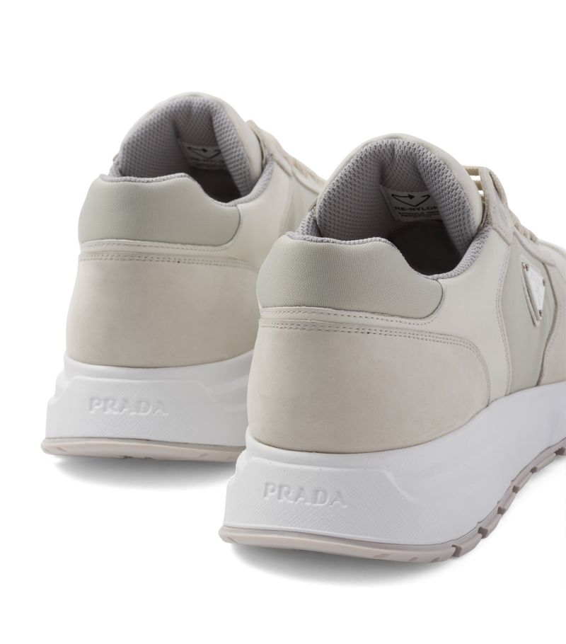 GIÀY PRADA Nubuck and Nylon Sneakers