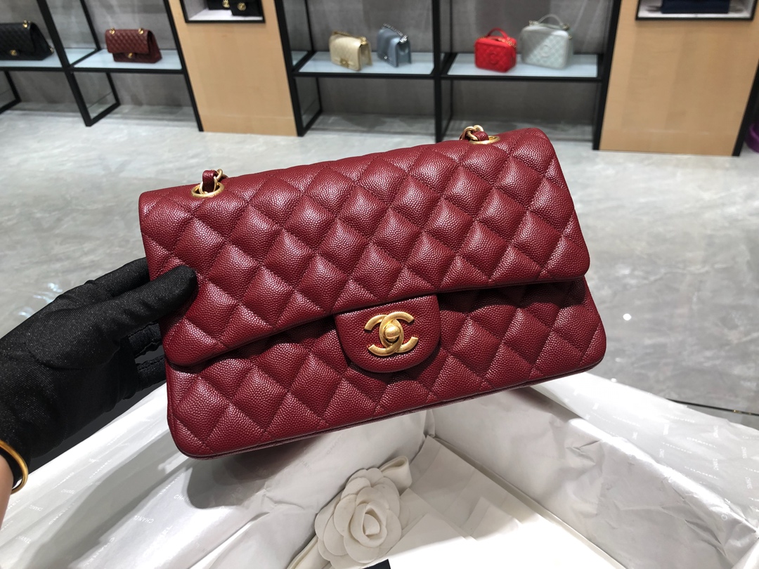 TÚI CHANEL CF 25 CAVIAR RED DA HAAS 25