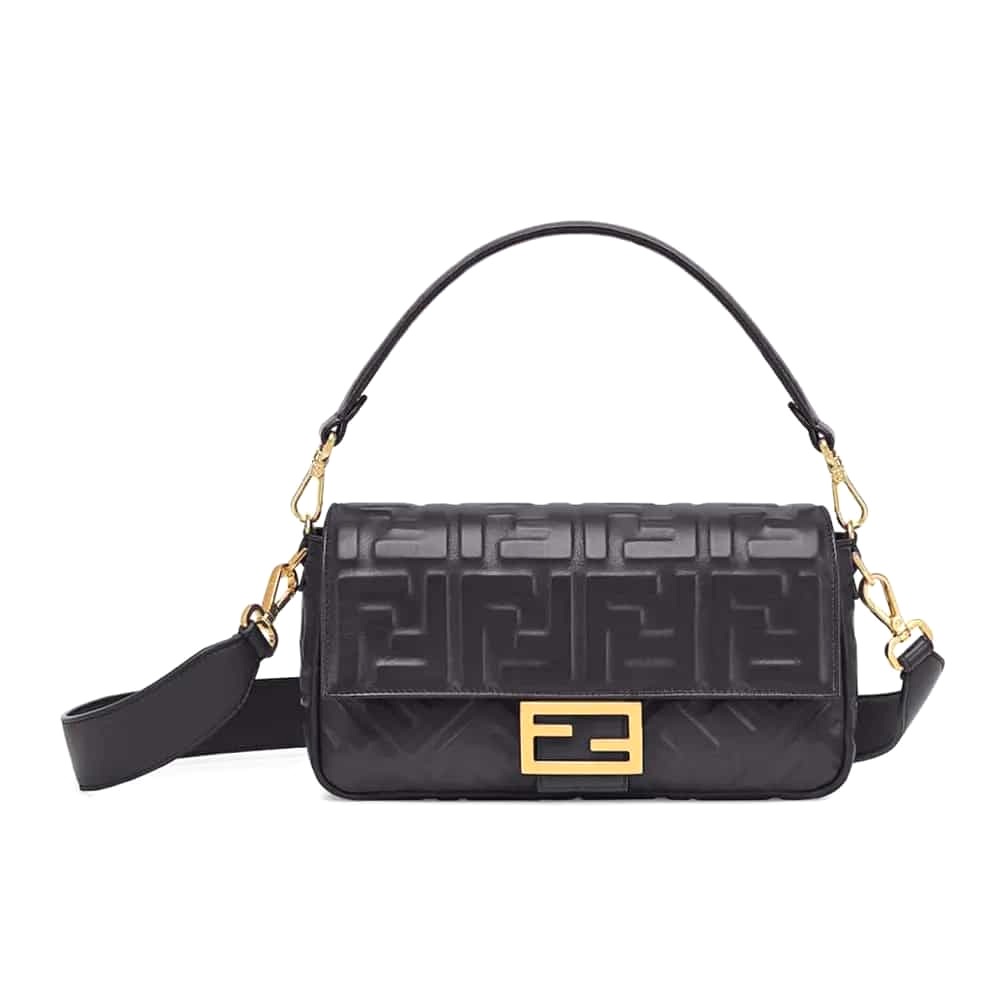 TÚI Fendi Women Medium Baguette da màu đen