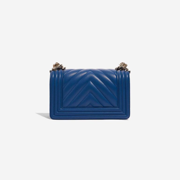 TÚI Chanel Boy Small Calf Blue