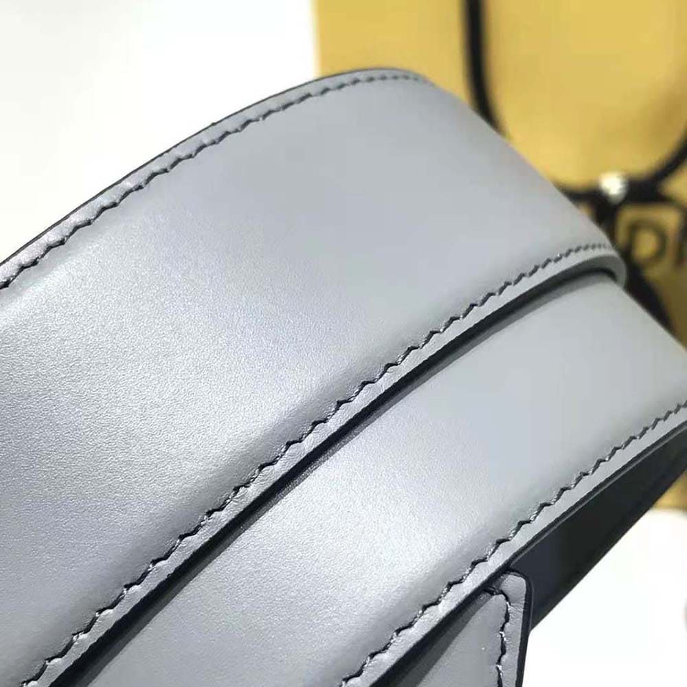 DÂY LƯNG Fendi Women Gray Leather Belt