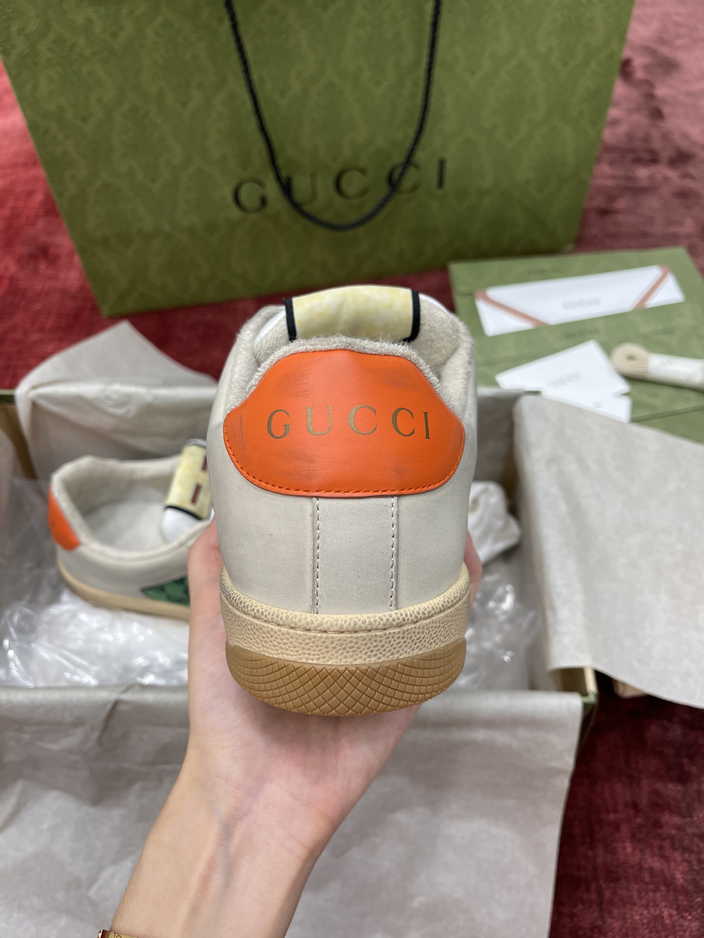 GIÀY GUCCI SCREENER SNEAKER SHOES AAA