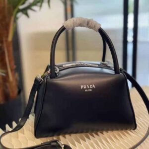 TÚI Prada Women Small Leather Handbag-Black