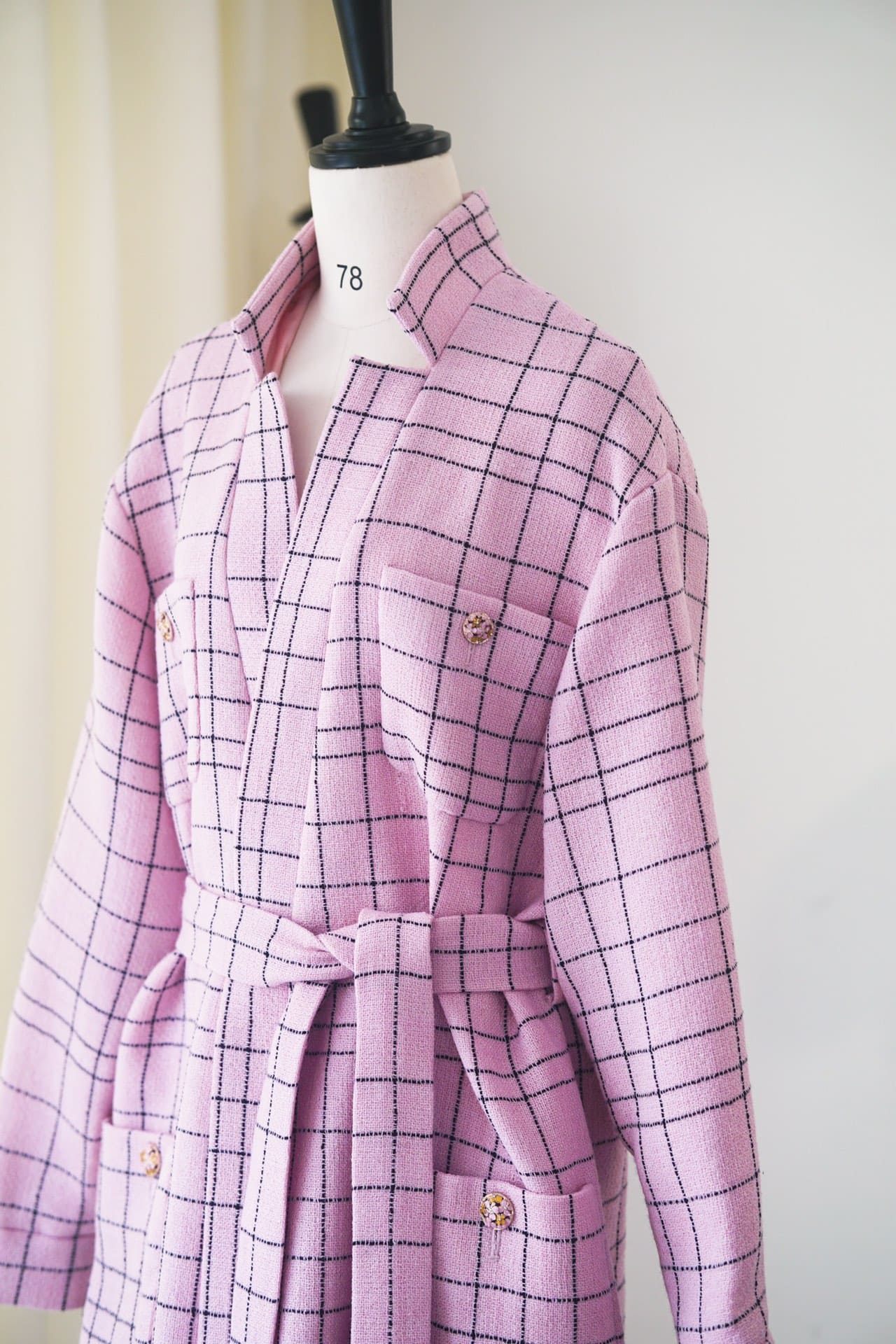 BỘ ĐỒ CHANEL CAMELLIA MÀU HỒNG NHẠT LIGHT PINK MID DRESS High Classy