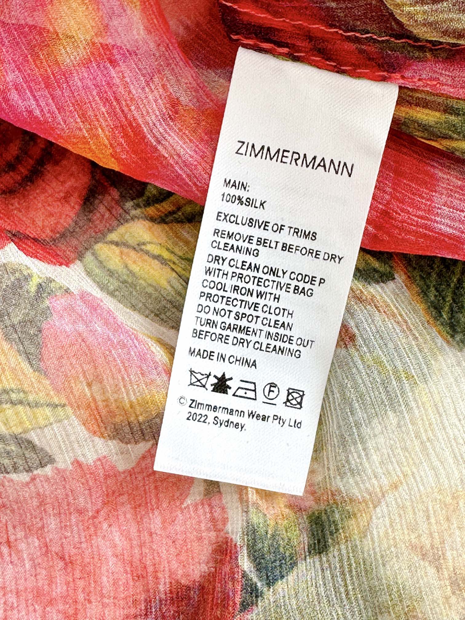 VÁY ZIMMERMANN Flower Vintage Dress