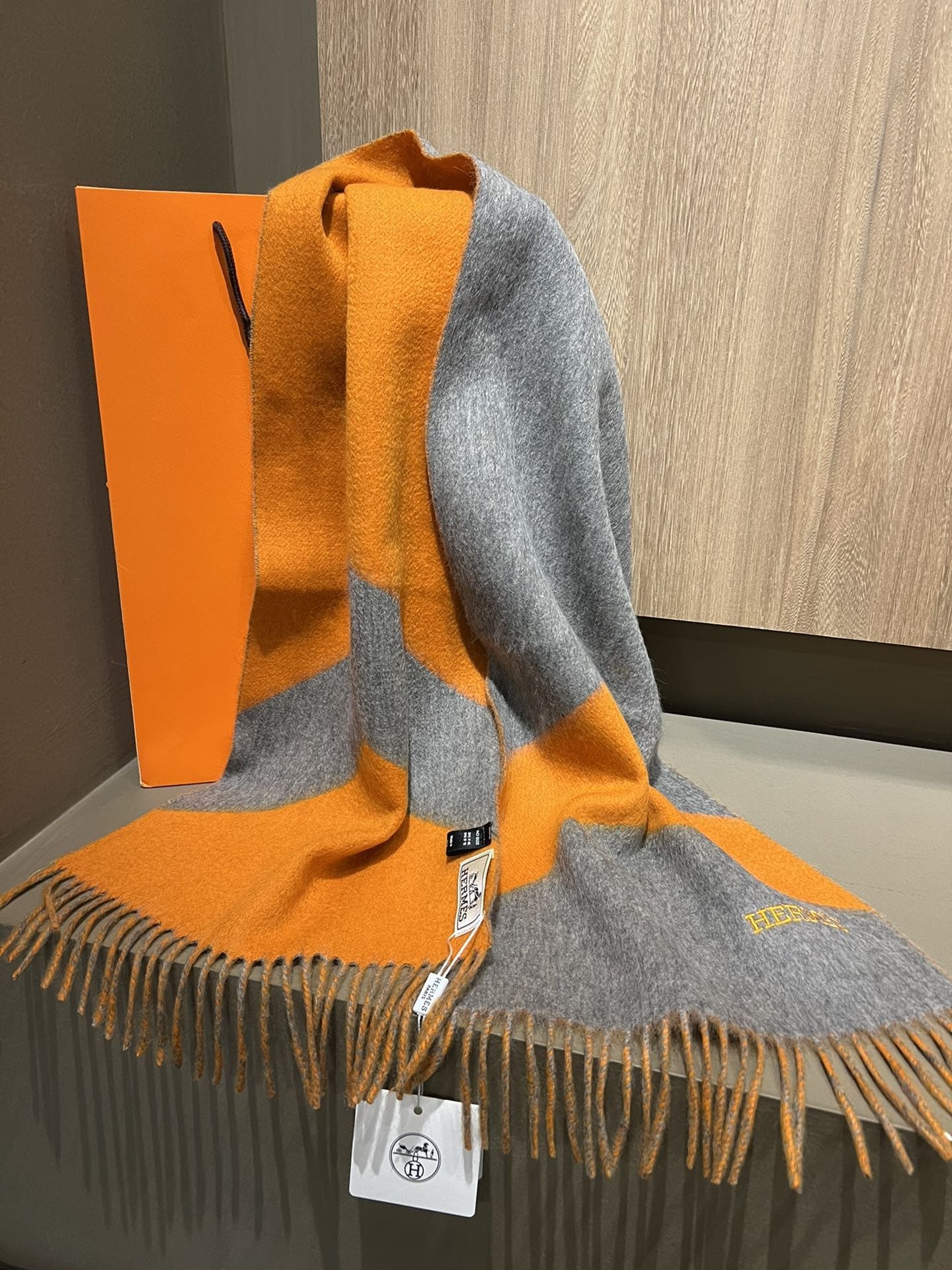 KHĂN HERMES cashmere scarf