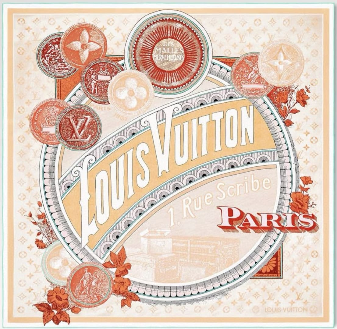 KHĂN LOUIS VUITTON TOP QUALITY AAA SILK