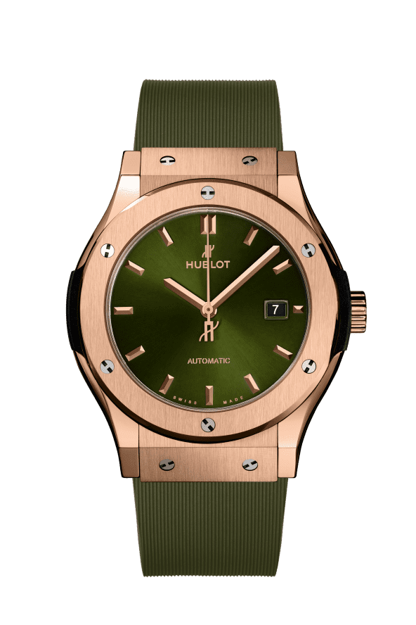 ĐỒNG HỒ HUBLOT CLASSIC FUSION KING GOLD GREEN 42MM