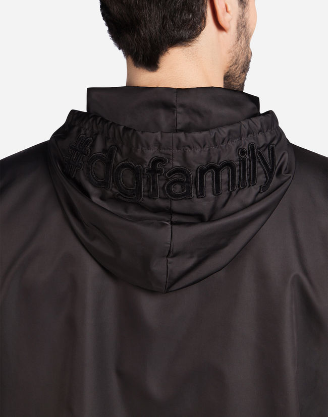 ÁO DG FAMILY NYLON BOMBER JACKET WITH DESIGNER PATCHES