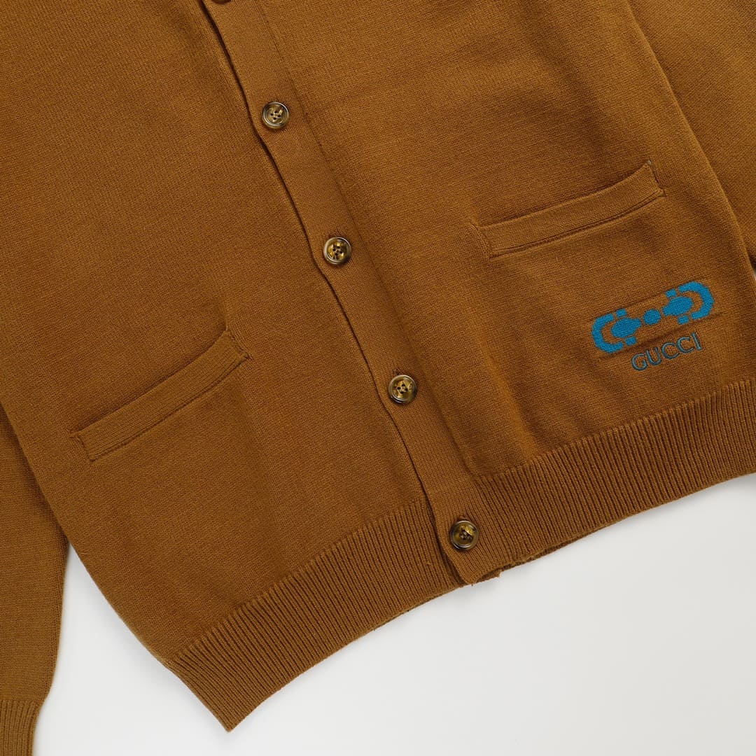 ÁO GUCCI Cashmere Brown Sweater