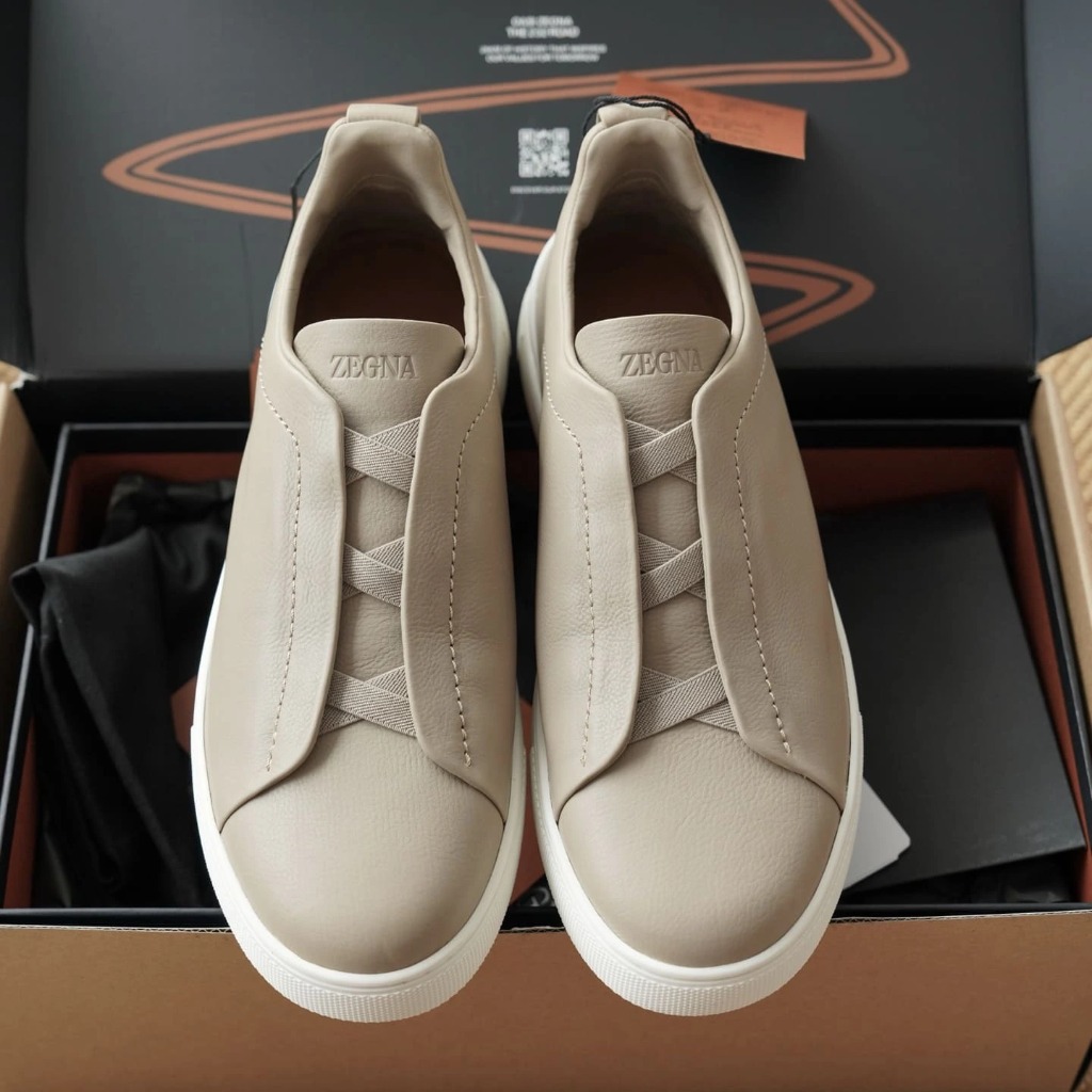GIÀY ERMENEGILDO ZEGNA TRIPLE STITCH TOP QUALITY SHOES AAA