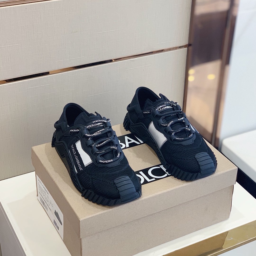 GIÀY DOLCE & GABBANA BLACK SNEAKERS
