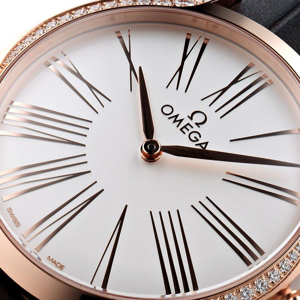 ĐỒNG HỒ OMEGA De Ville Tresor 18ct Sedna Gold Diamond Ladies Watch