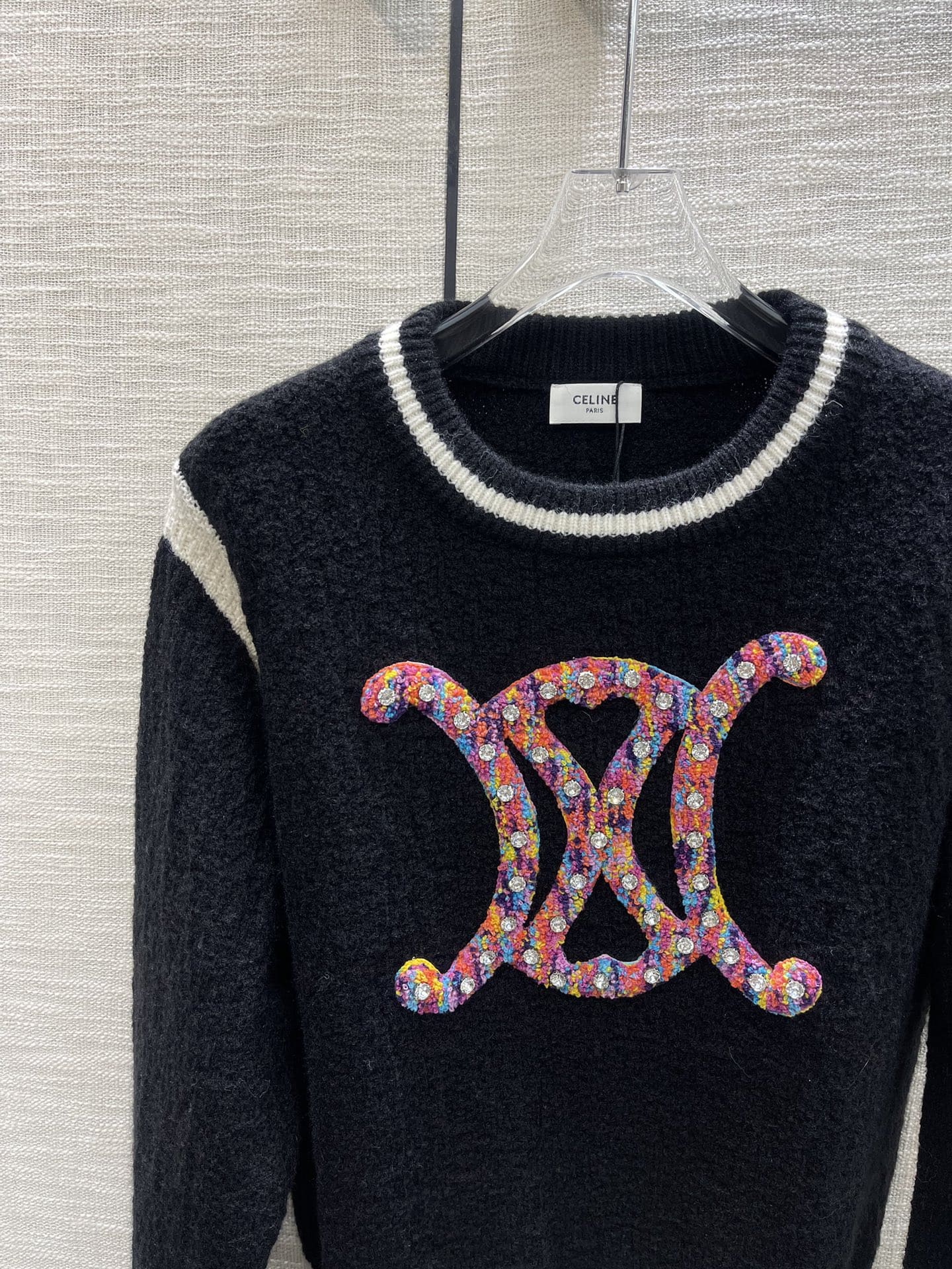 ÁO CELINE Logo  Arc de Triomphe Sweater
