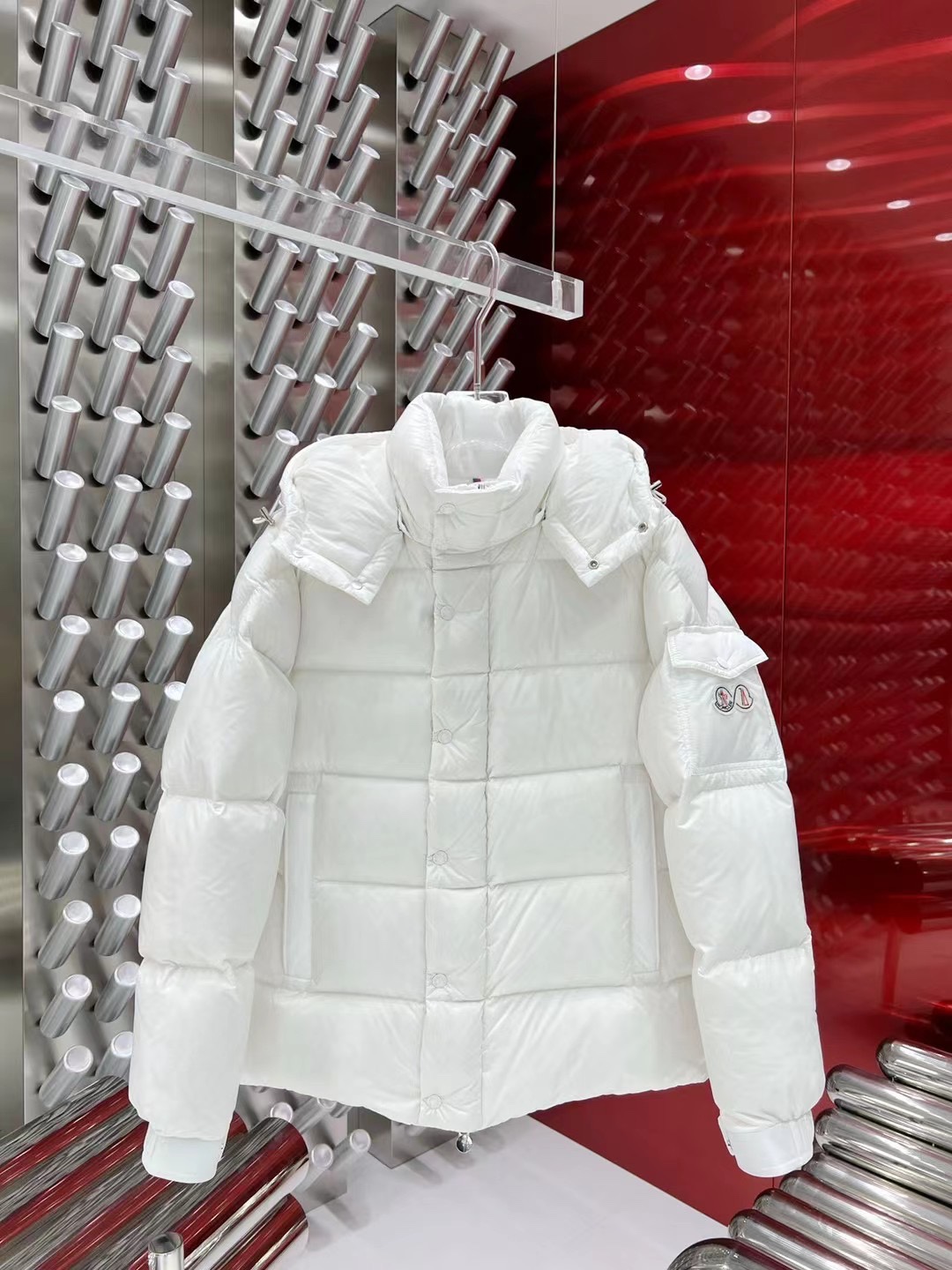 ÁO MONCLER WINTER WHITE DOWN JACKET