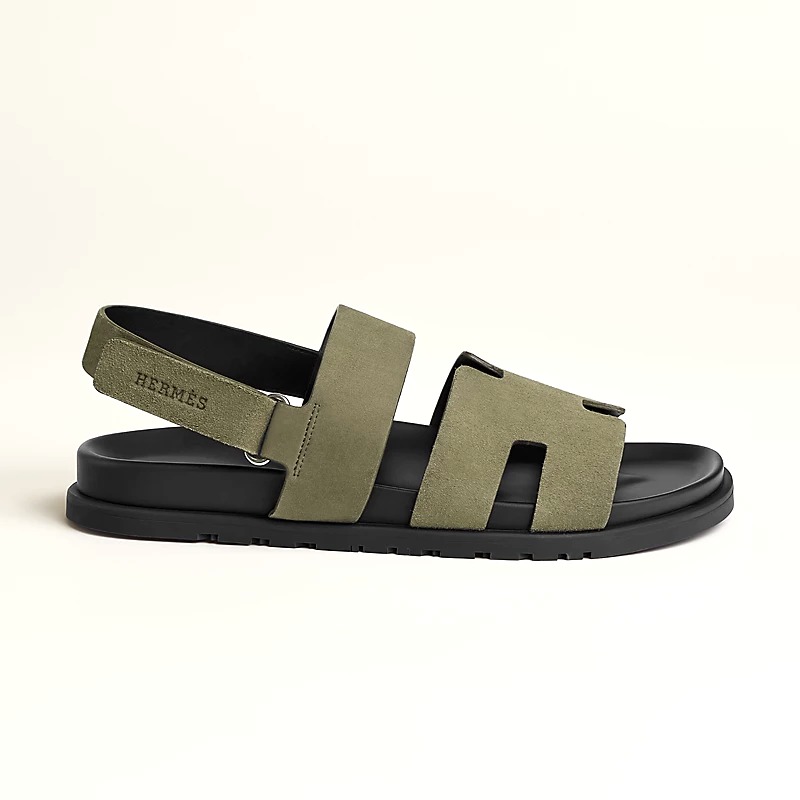 DÉP HERMES Genius sandal Vert Toundra
