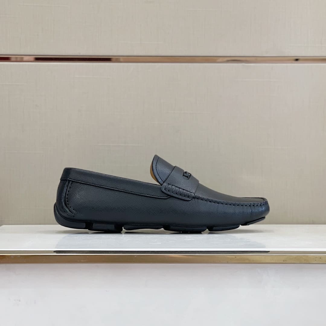 GIÀY SALVATORE FERRAGAMO DRIVING BLACK TOP QUALITY SHOES AAA