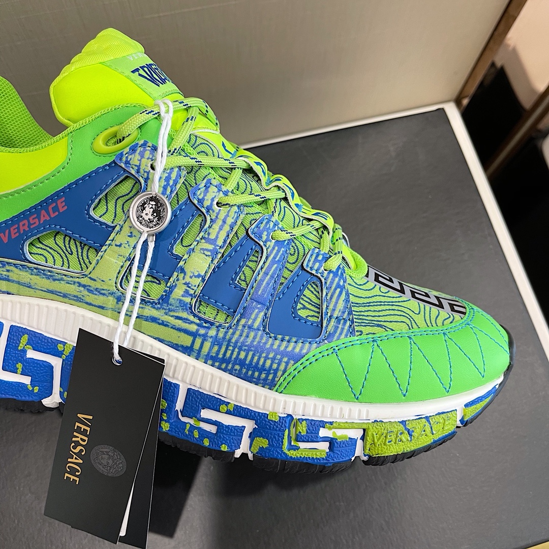 GIÀY VERSACE TRIGRECA LEATHER SNEAKER SHOES AAA