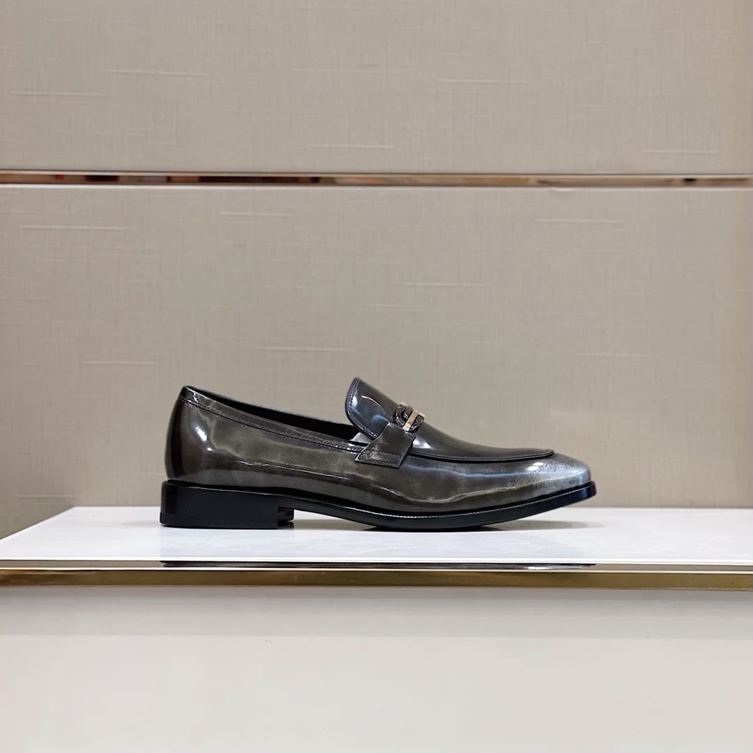 GIÀY SALVATORE FERRAGAMO LOAFER BLACK TOP QUALITY SHOES AAA