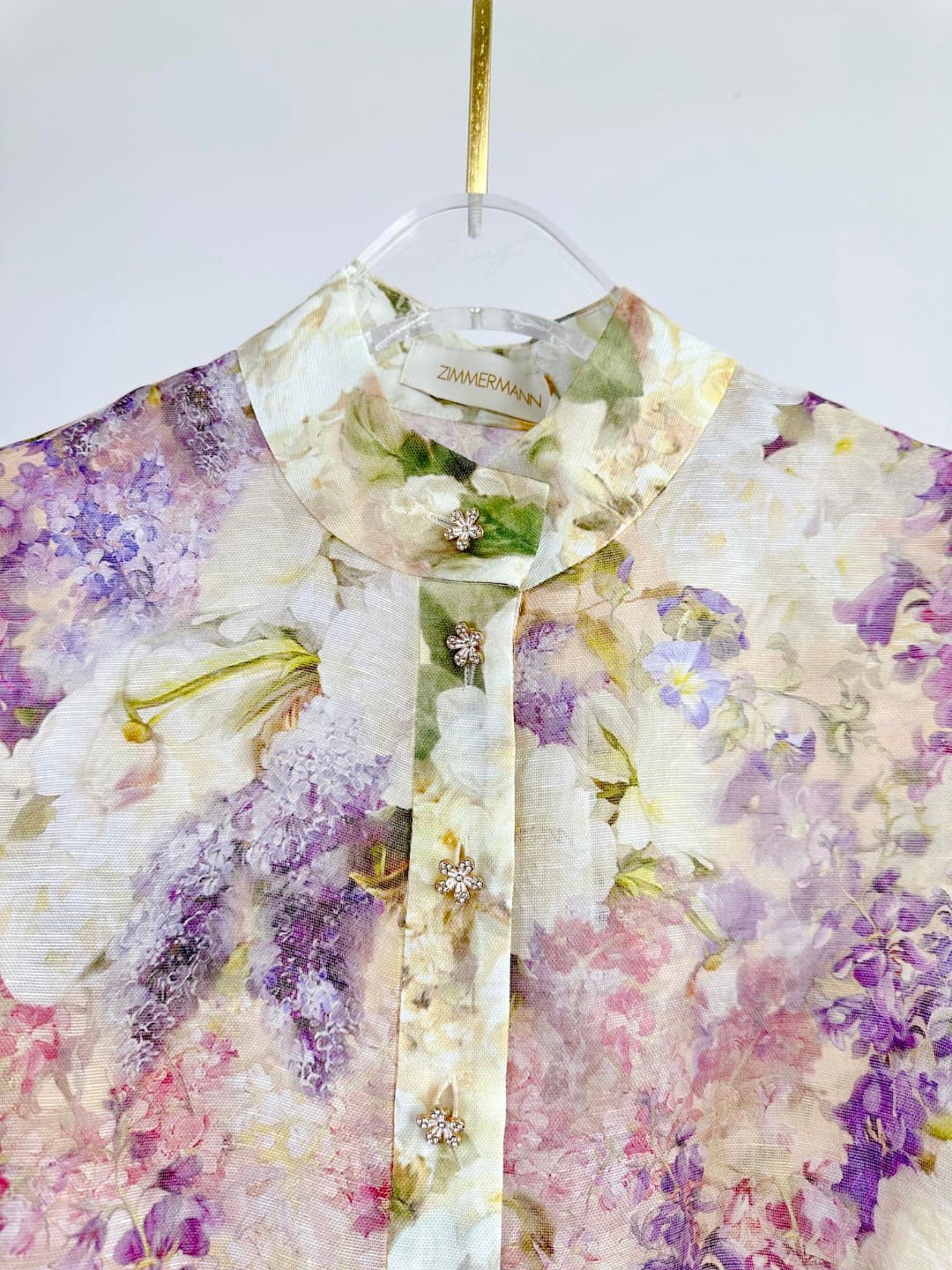 ÁO ZIMMERMANN Flower Vintage Dress High Classy