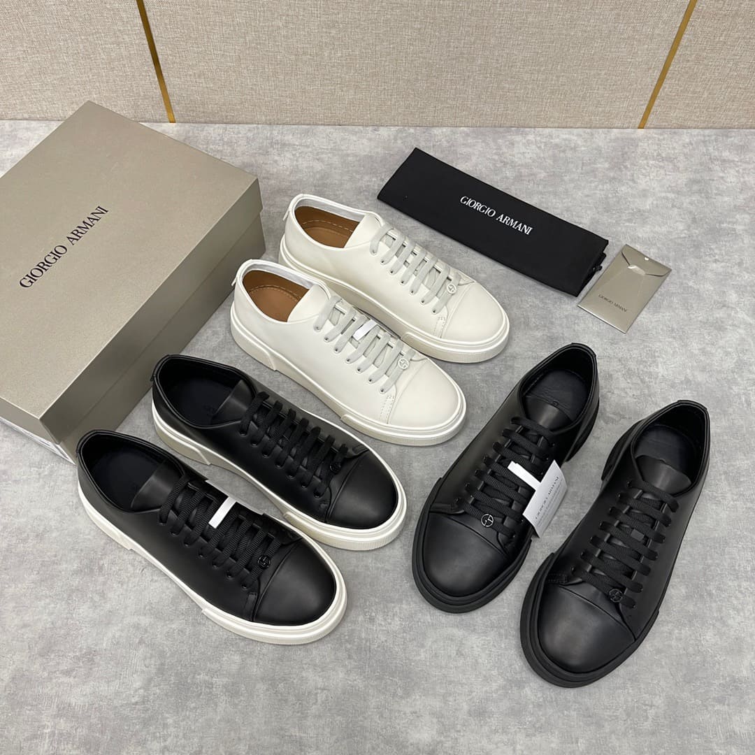 GIÀY GIORGIO ARMANI SNEAKERS LOW TOP SHOES AAA