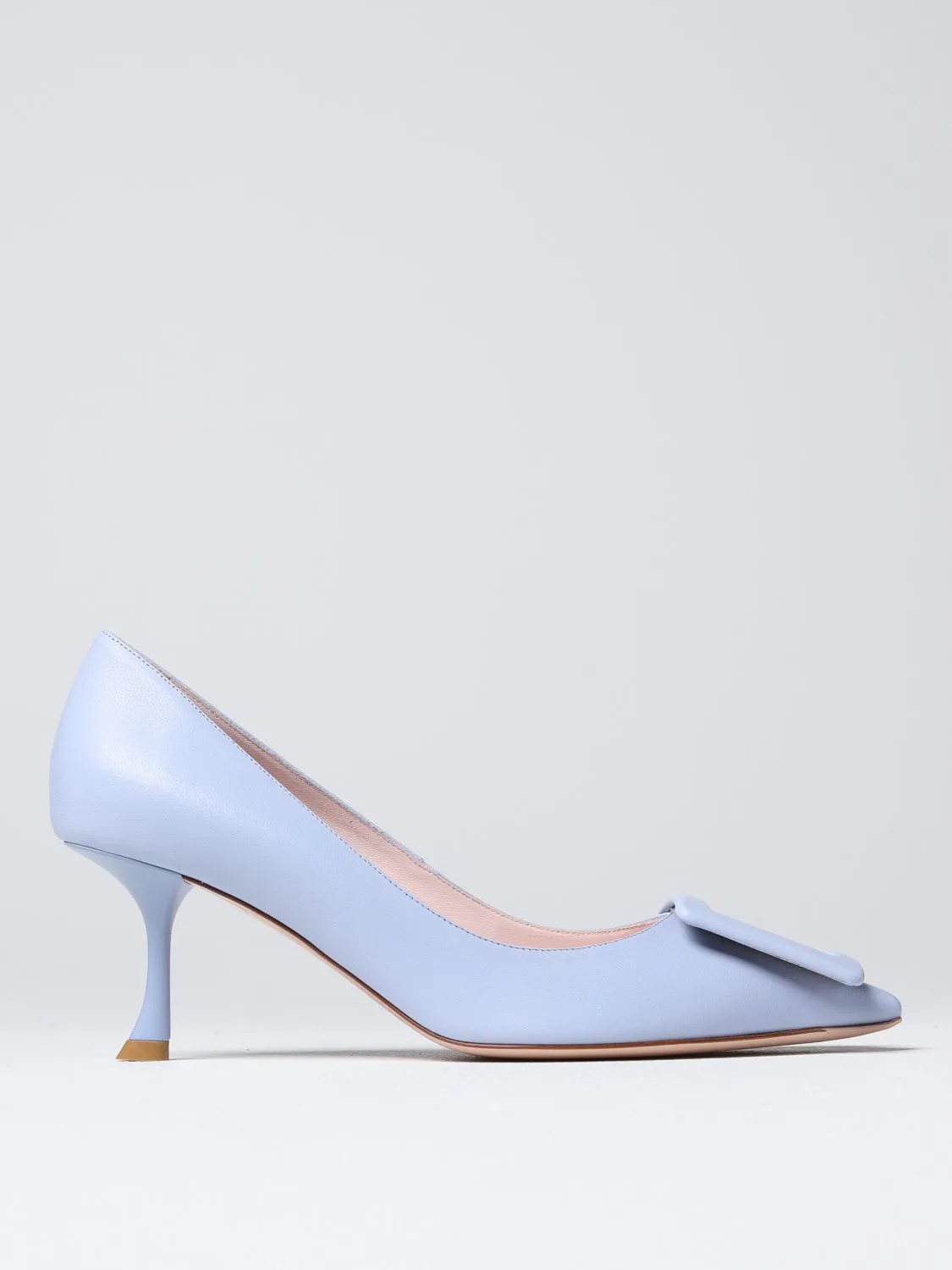 GIÀY ROGER VIVIER Sky Blue high heel shoes
