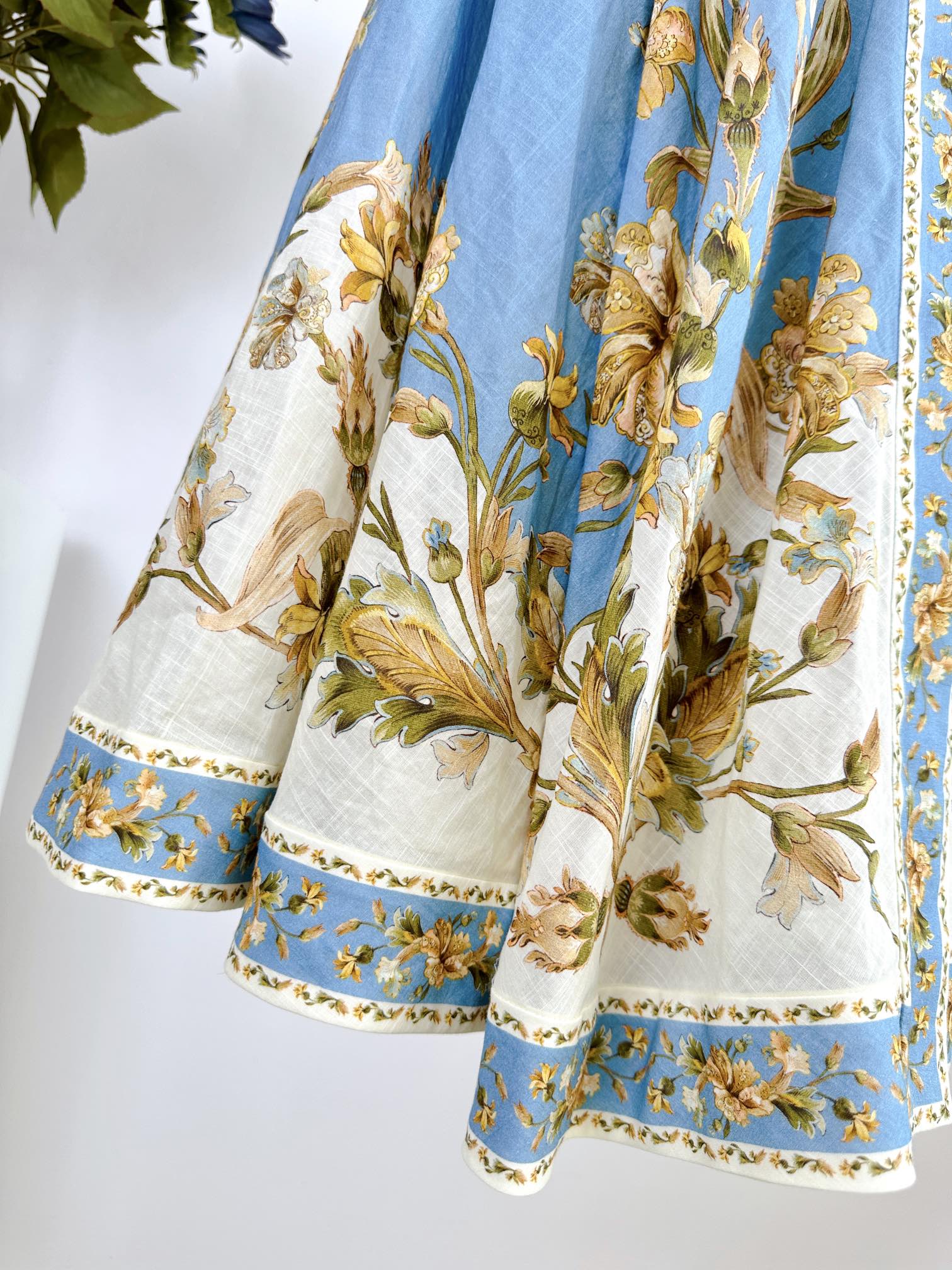 VÁY ZIMMERMANN Flower Long Vintage Dress