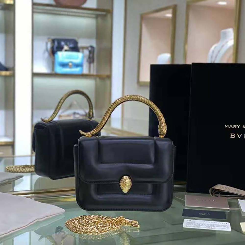 TÚI Bvlgari Women Mary Katrantzou X Bvlgari Top Handle-Black