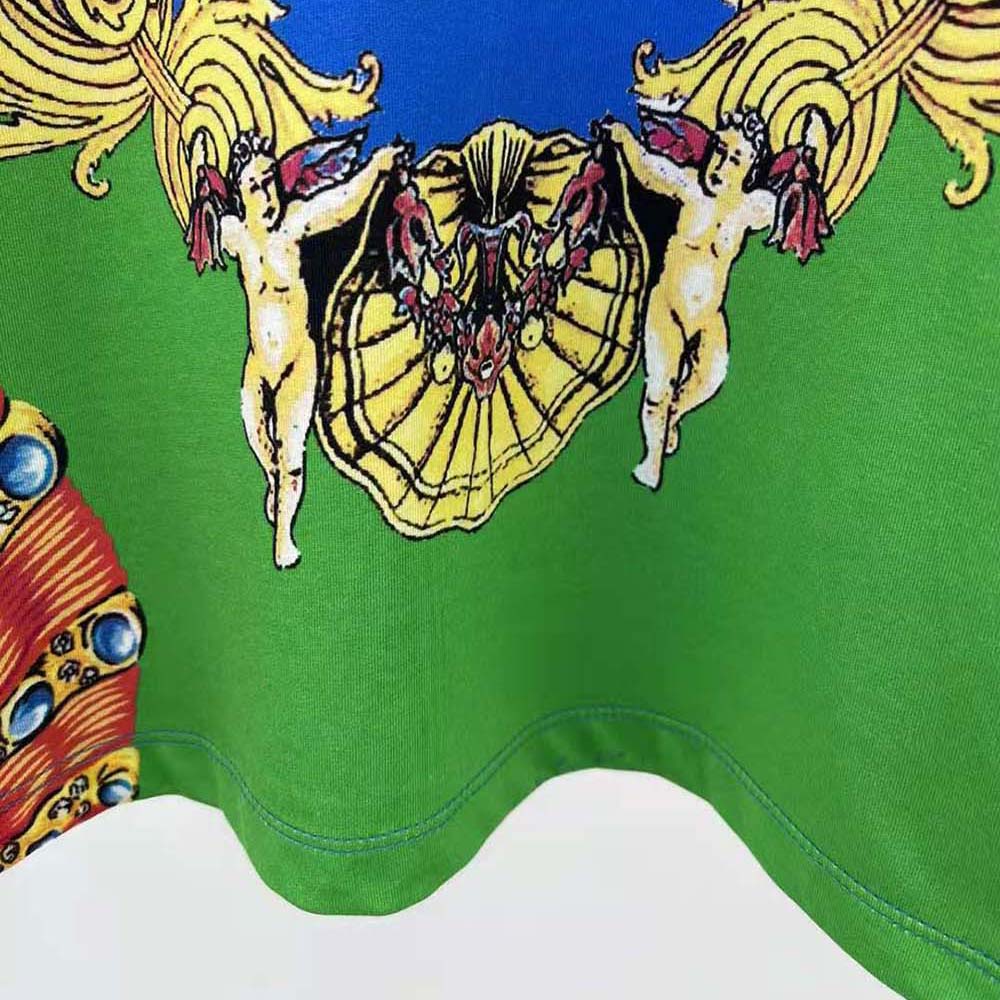 ÁO VERSACE Tresor DE LA Mer Print T-shirt Unisex