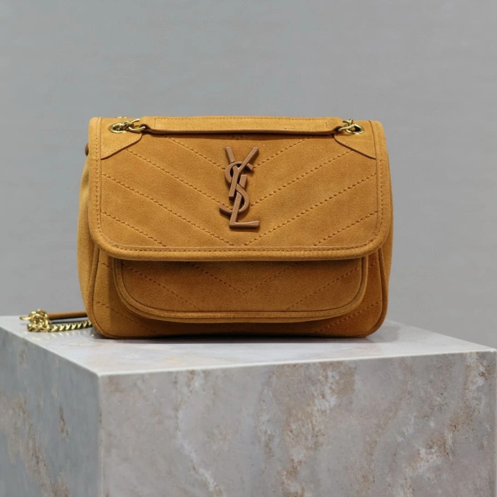 TÚI SAINT LAURENT NIKKI SUEDE BAG TOP QUALITY DA LỘN