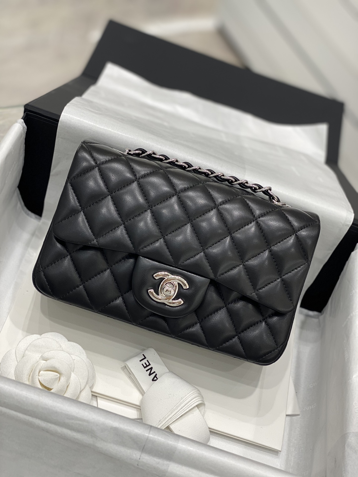 TÚI CHANEL CF 20 BODIN JOYEUX BLACK DA HAAS
