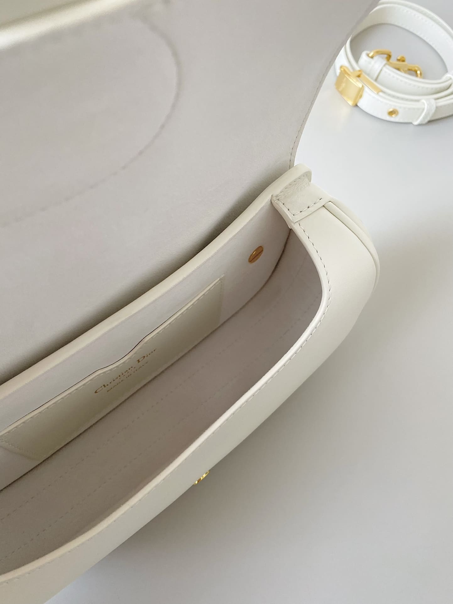 TÚI Dior Women Bobby East-West Bag Box Calfskin-Yellow Top Quality