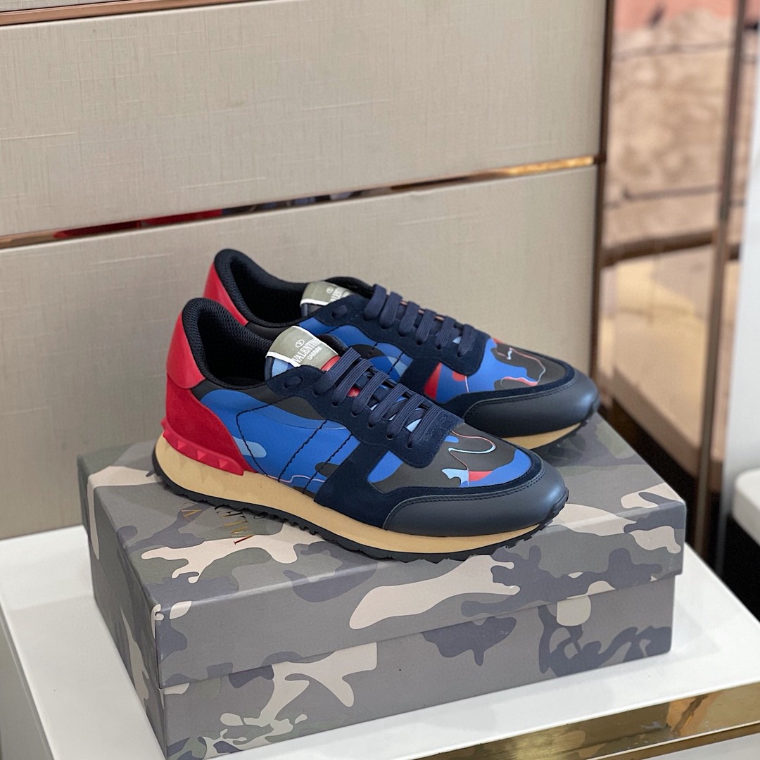 GIÀY VALENTINO STUDD LEATHER RUNNER SNEAKER SHOES AAA