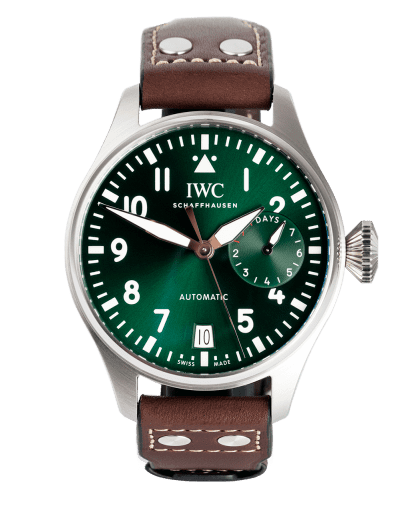Đồng hồ IWC Big Pilot Green Dial mặt số màu xanh lá cây