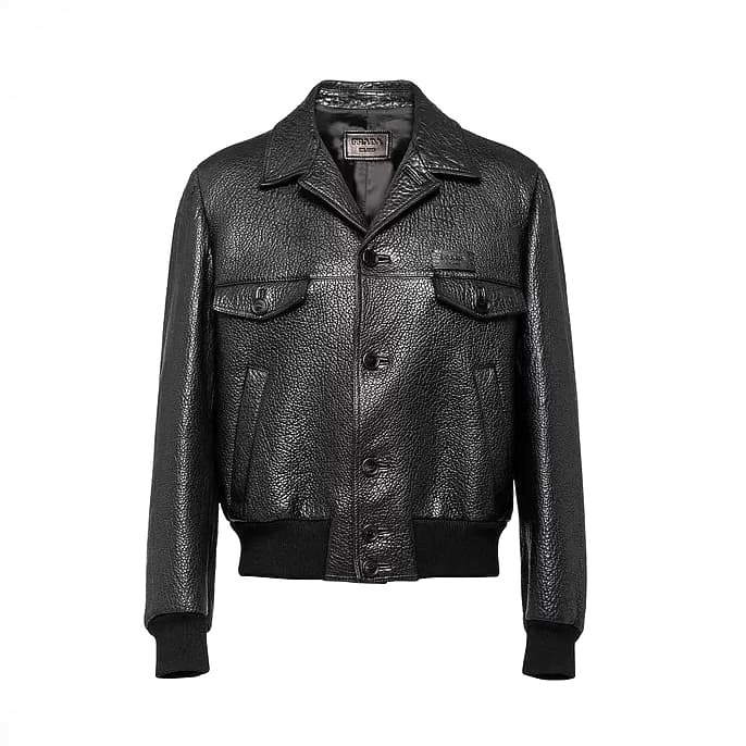 ÁO PRADA DEER LEATHER JACKET TOP QUALITY AAA DA HƯƠU