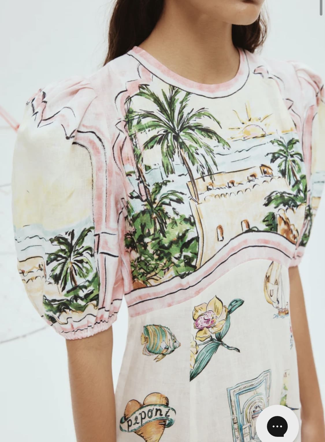 VÁY ALEMAIS SUNSET ON THE BEACH IN LINEN High Classy