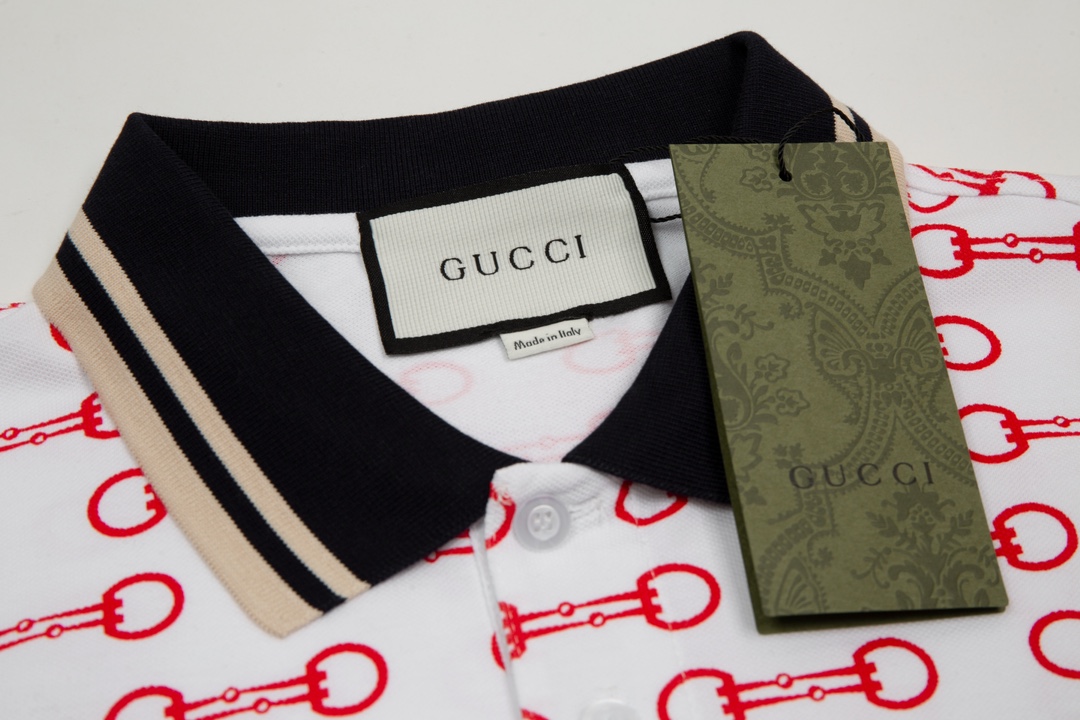 ÁO GUCCI  Horsebit Polo-Shirt
