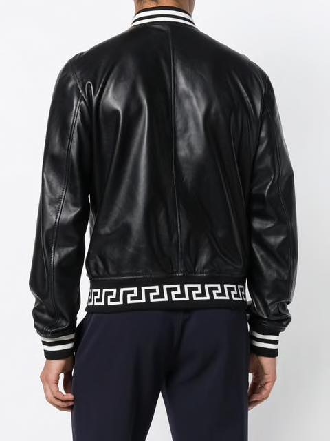 ÁO VERSACE LEATHER JACKET LAMBSKIN DA CỪU