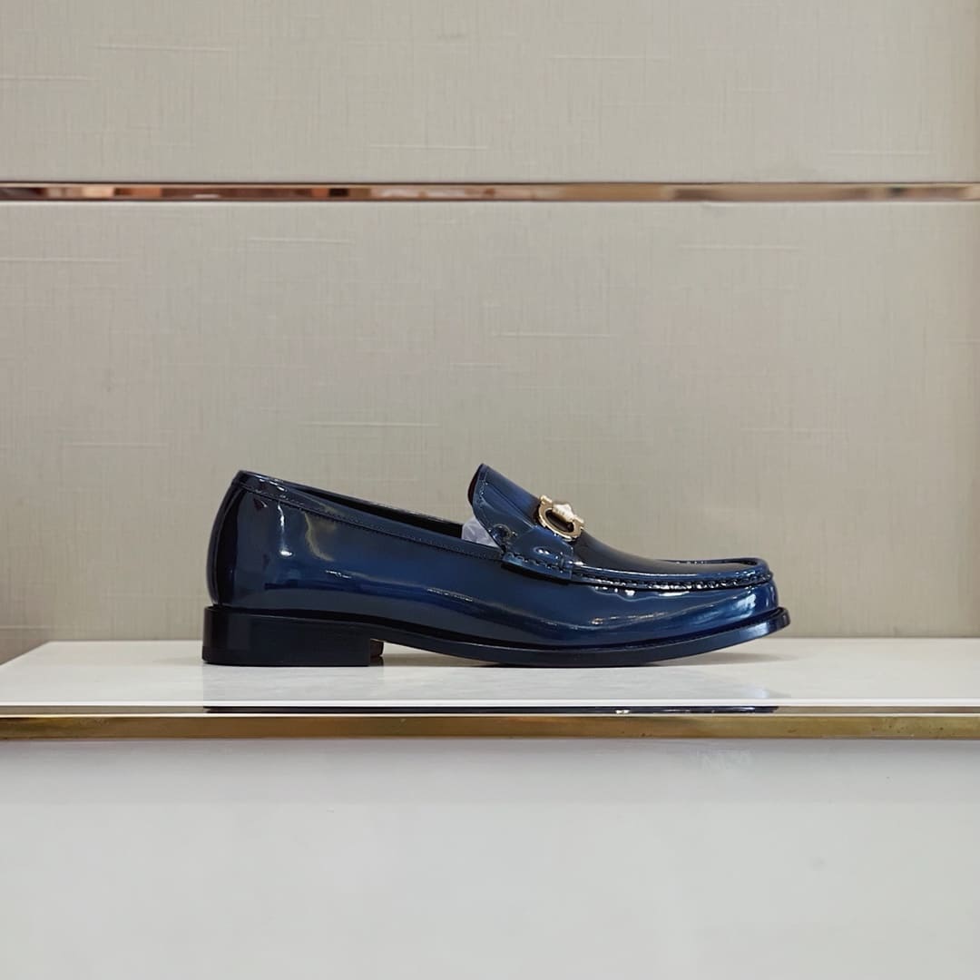 GIÀY SALVATORE FERRAGAMO LOAFER BLUETOP QUALITY SHOES AAA