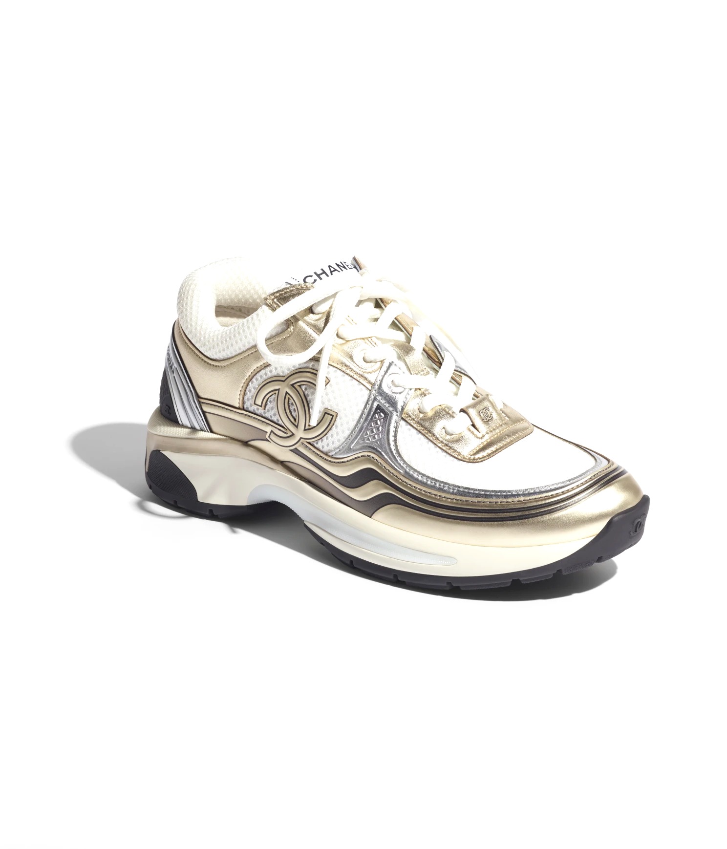 GIÀY CHANEL MILTICOLOR LOGO SNEAKERS ÁNH KIM