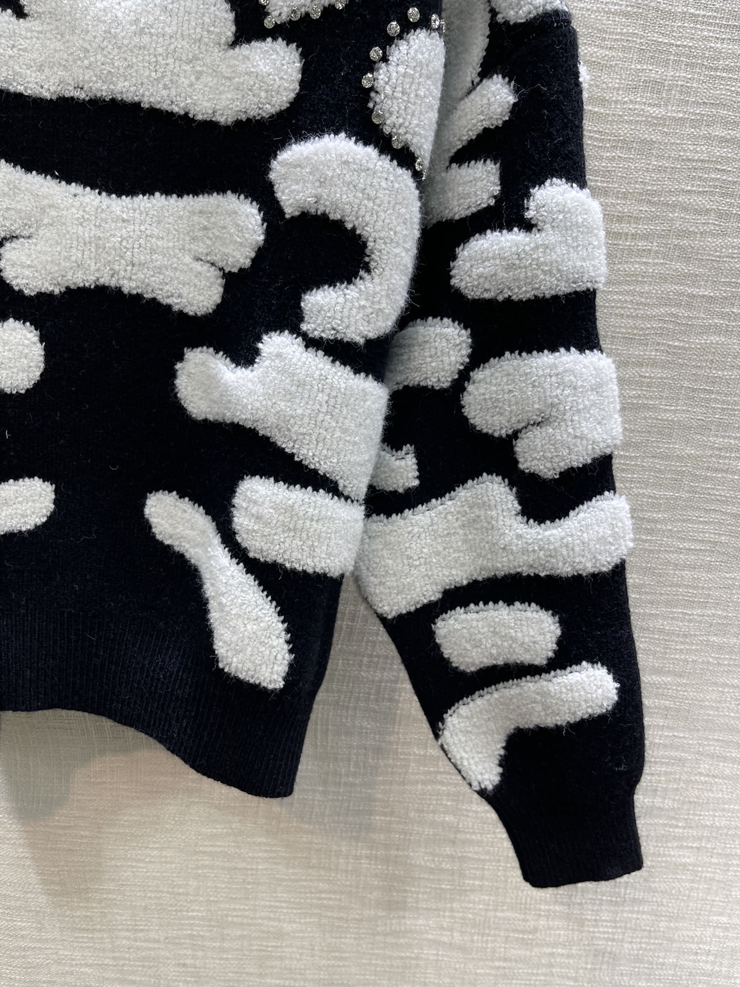 ÁO CELINE Round-Neck Tiger Print Sweater