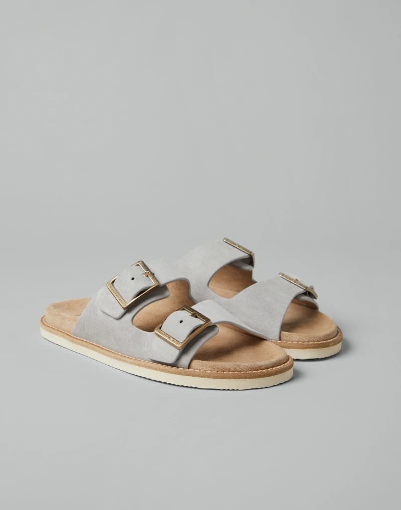DÉP SLIDE BRUNELLO CUCINELLI SUEDE SHOES AAA DA LỘN