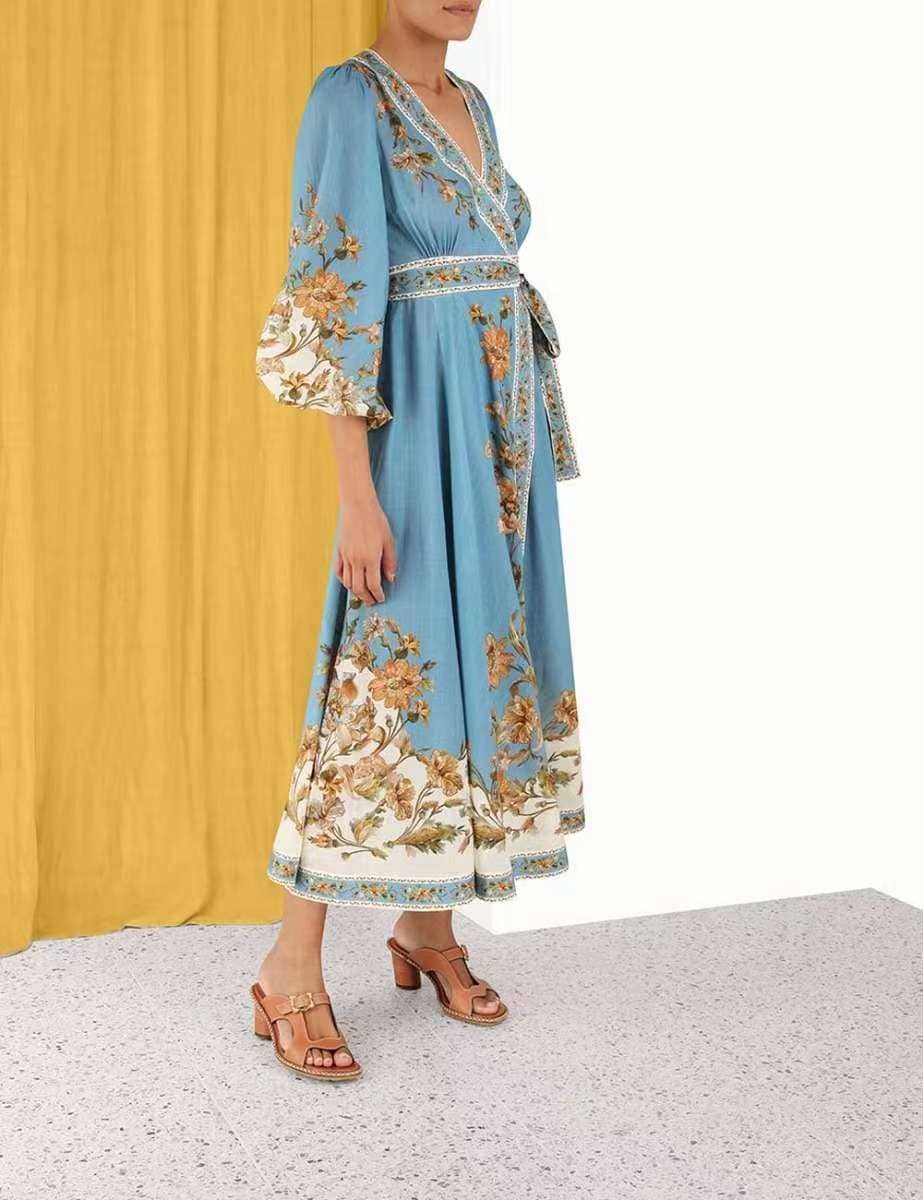 VÁY ZIMMERMANN Flower Vintage Dress High Classy
